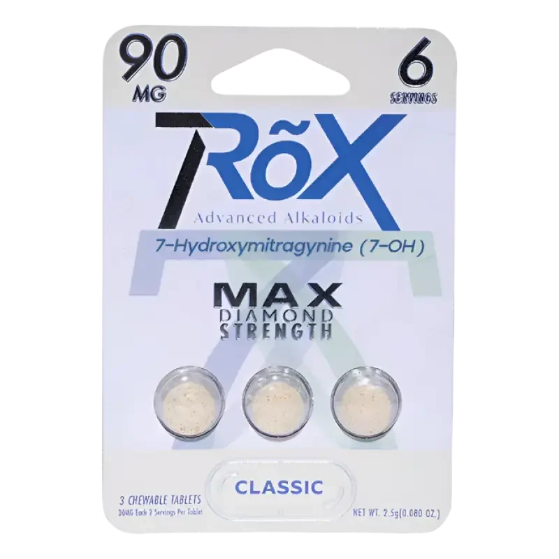 7Rox 3ct 7OH Classic Tabs 30mg Per Tablet - Seven Tech
