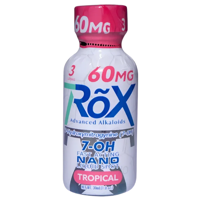 7Rox 7-Hydroxymitragynine Tropical Kratom Extract Shot 60mg - Seven Tech