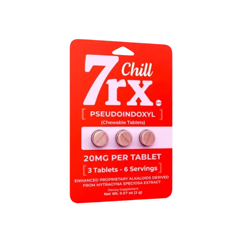 7rx Chill 3ct 7OH + Pseudo Chewable Tabs 20mg per Tablet - Seven Tech