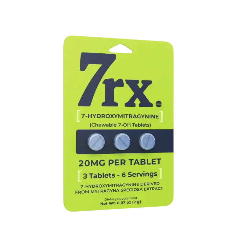 7rx 3ct 7OH Chewable Tabs 20mg per Tablet - Seven Tech