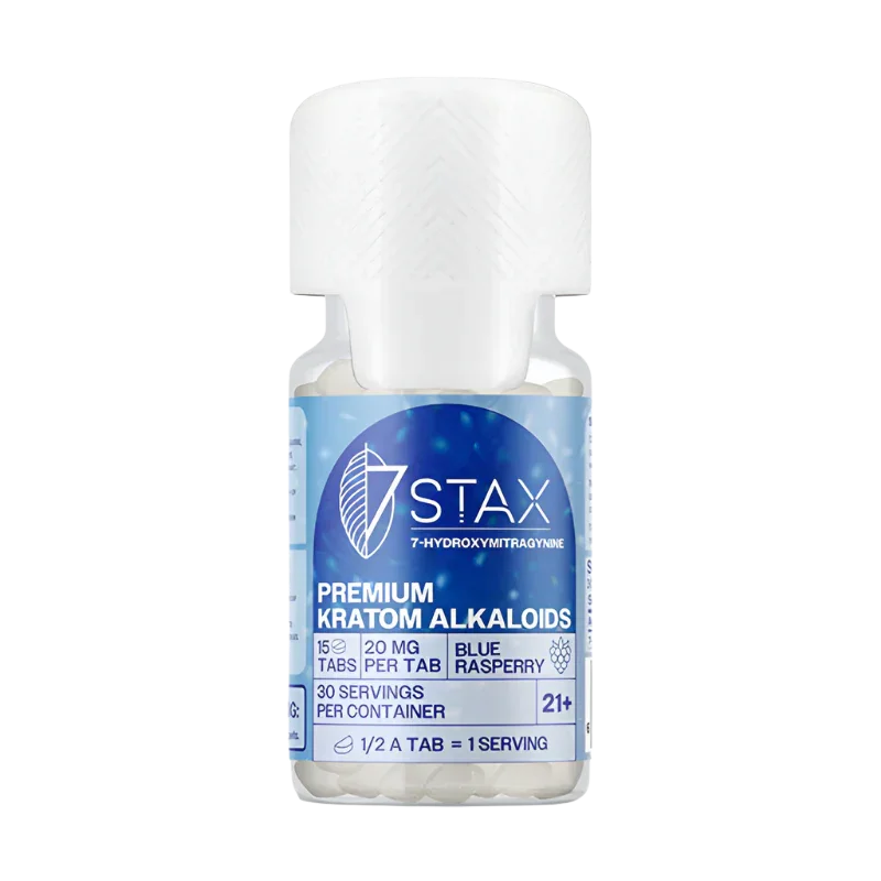 7Stax 15ct 7OH Tabs Blue Raspberry 20mg Per Tablet - Seven Tech