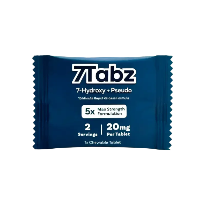 7Tabz 1ct 7OH + Pseudo Tabs 5x Strength 20mg per Tablet - Seven Tech