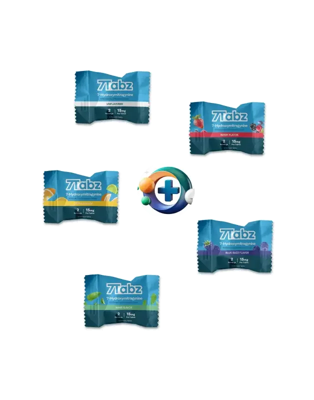7Tabz 5ct 7OH Chewable Tabs 15mg per Tablet Flavor Bundle - Seven Tech