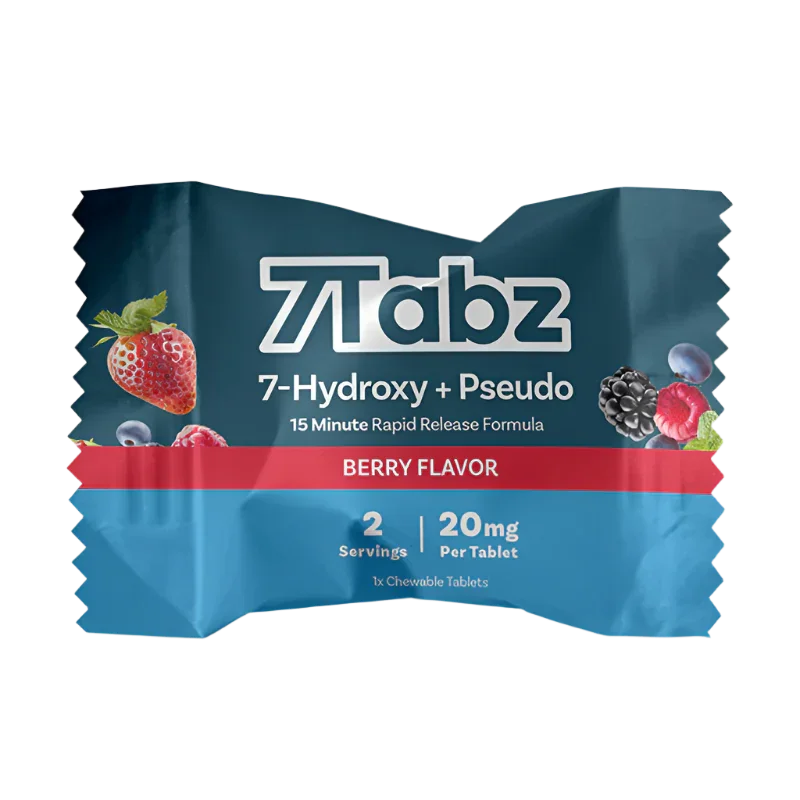 7Tabz 1ct 7OH + Pseudo Berry 20mg Per Tablet - Seven Tech