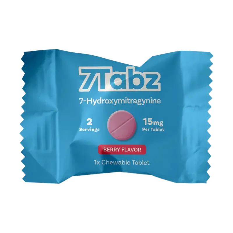 7Tabz 1ct 7OH Chewable Tabs Berry 15mg per Tablet - Seven Tech