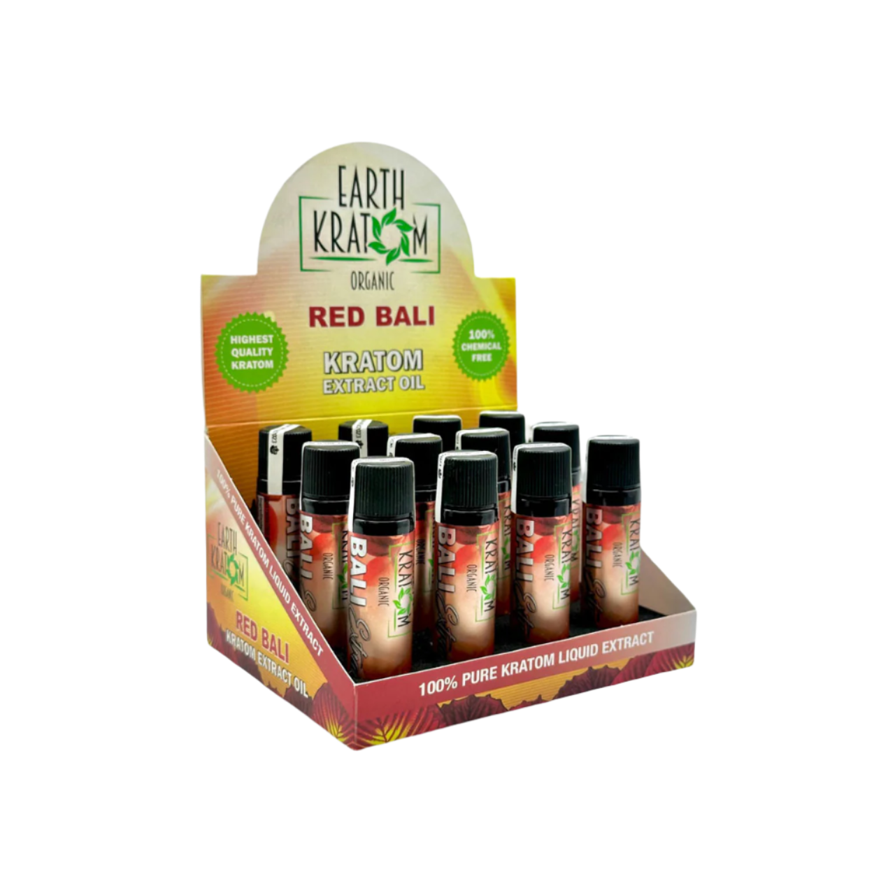 EARTH KRATOM EXTRACT LIQUID 12ML - BALI RED VEIN - Seven Tech