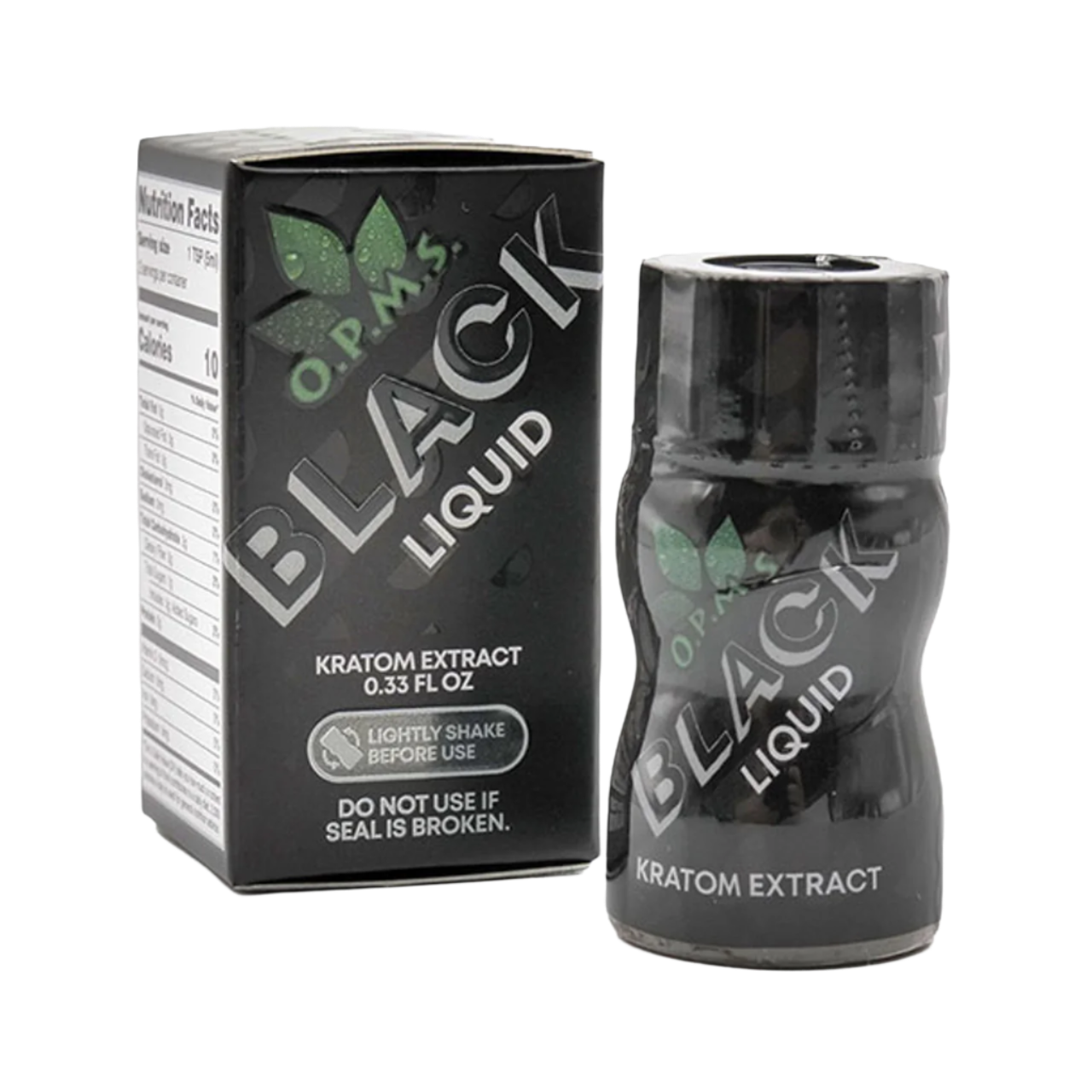 O.P.M.S. KRATOM SHOTS - BLACK - Seven Tech