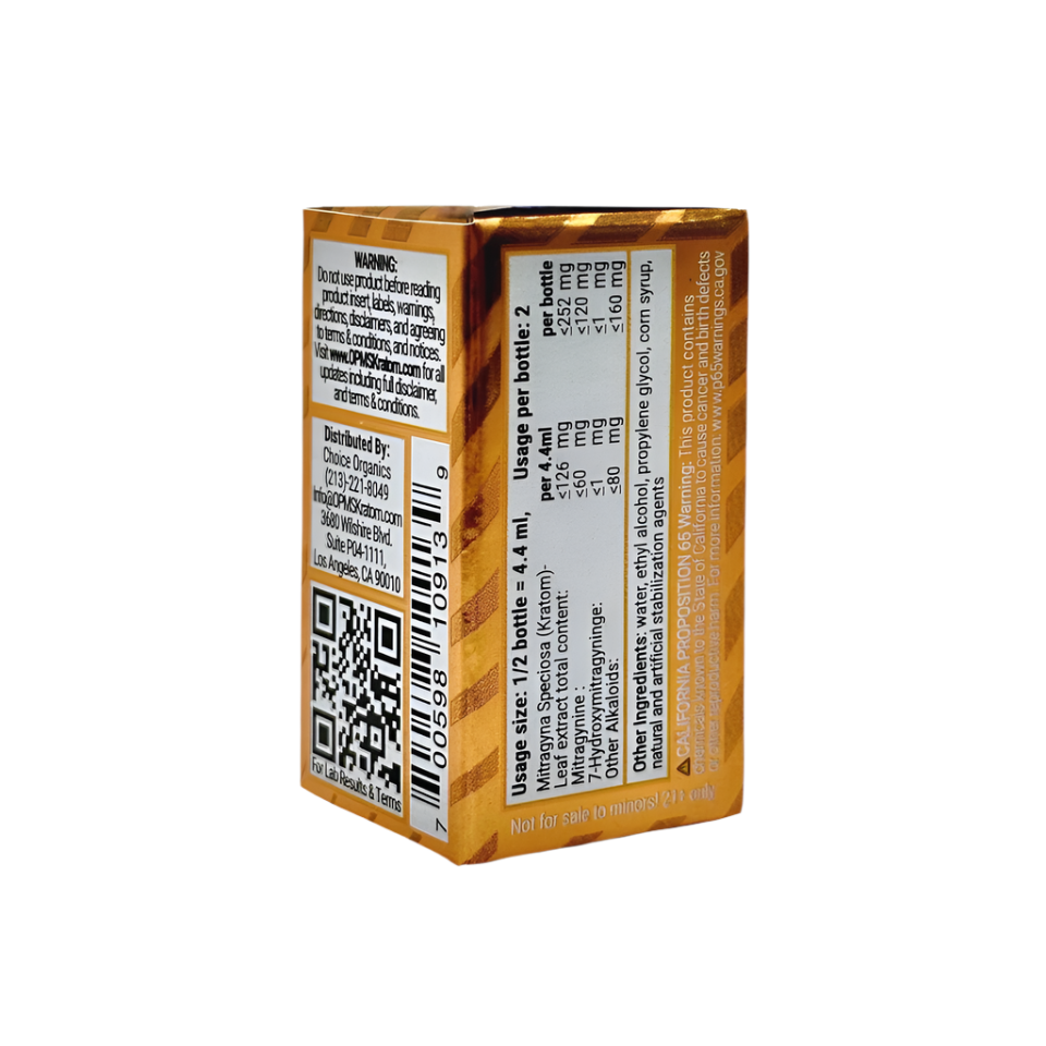 O.P.M.S. KRATOM SHOTS - GOLD - Seven Tech