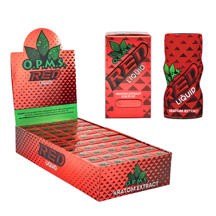 O.P.M.S. KRATOM SHOTS - RED - Seven Tech