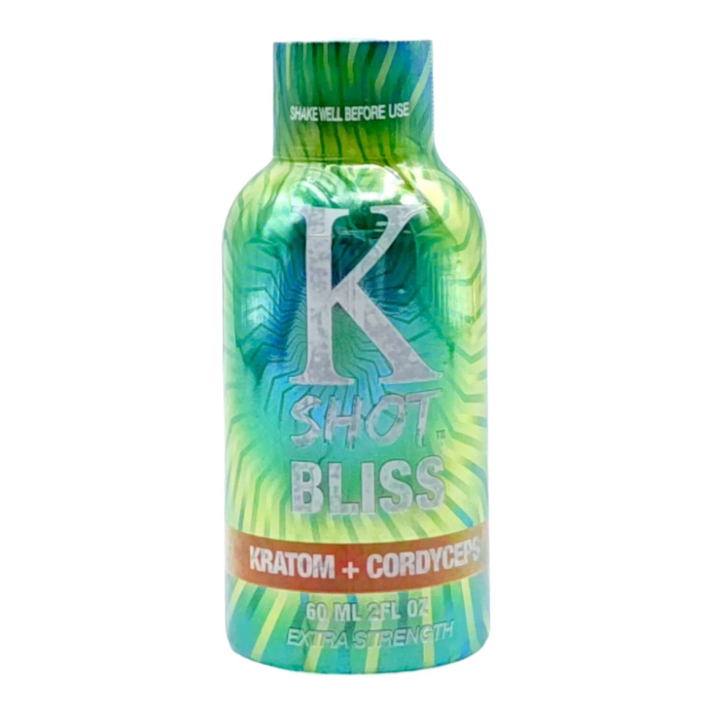 K SHOT 60ML - BLISS EXTRA STRENGTH KRATOM+CORDYCEPS - Seven Tech