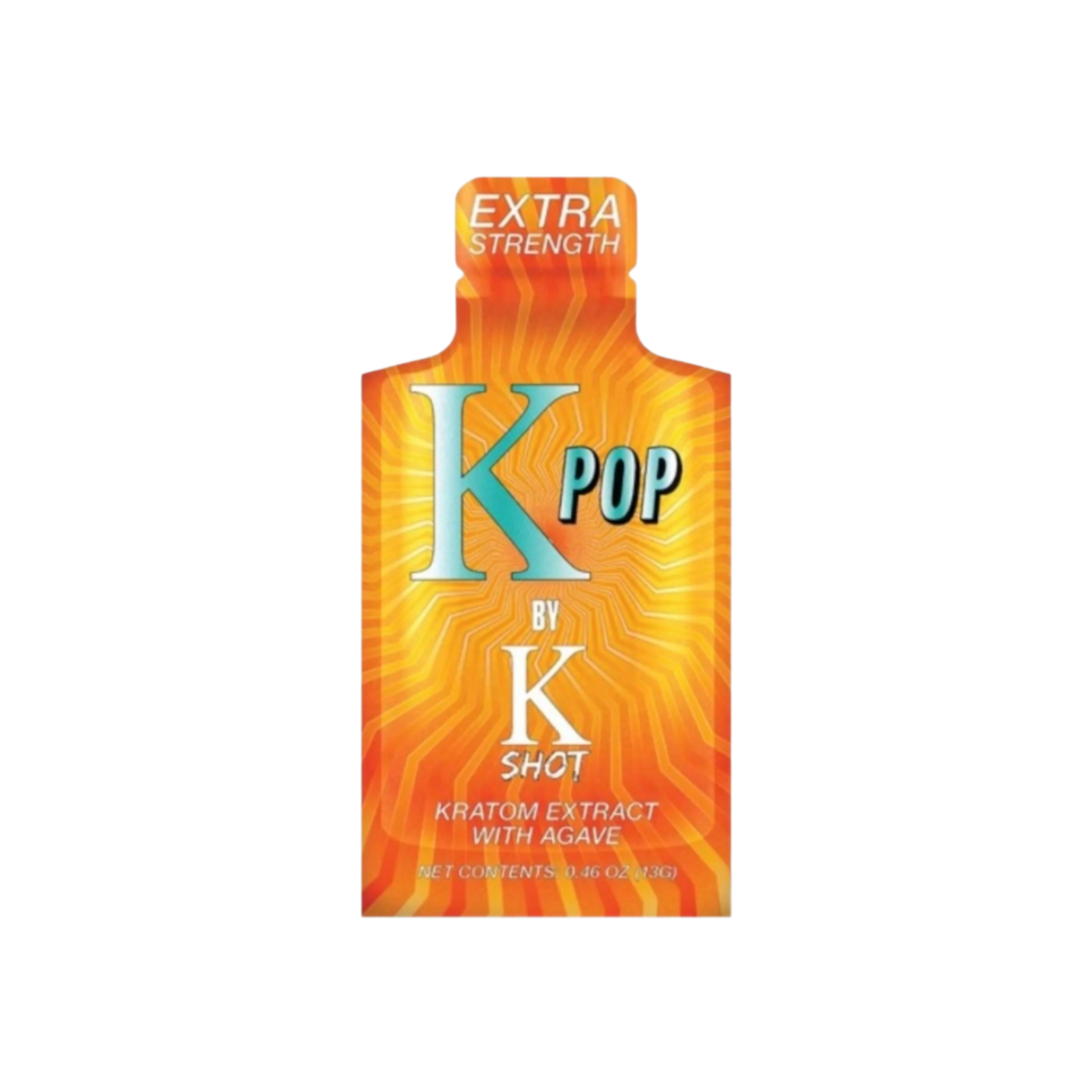 K SHOT K POP GEL PACKS 13G 100MG - KRATOM+AGAVE EXTRA STRENGTH - Seven Tech