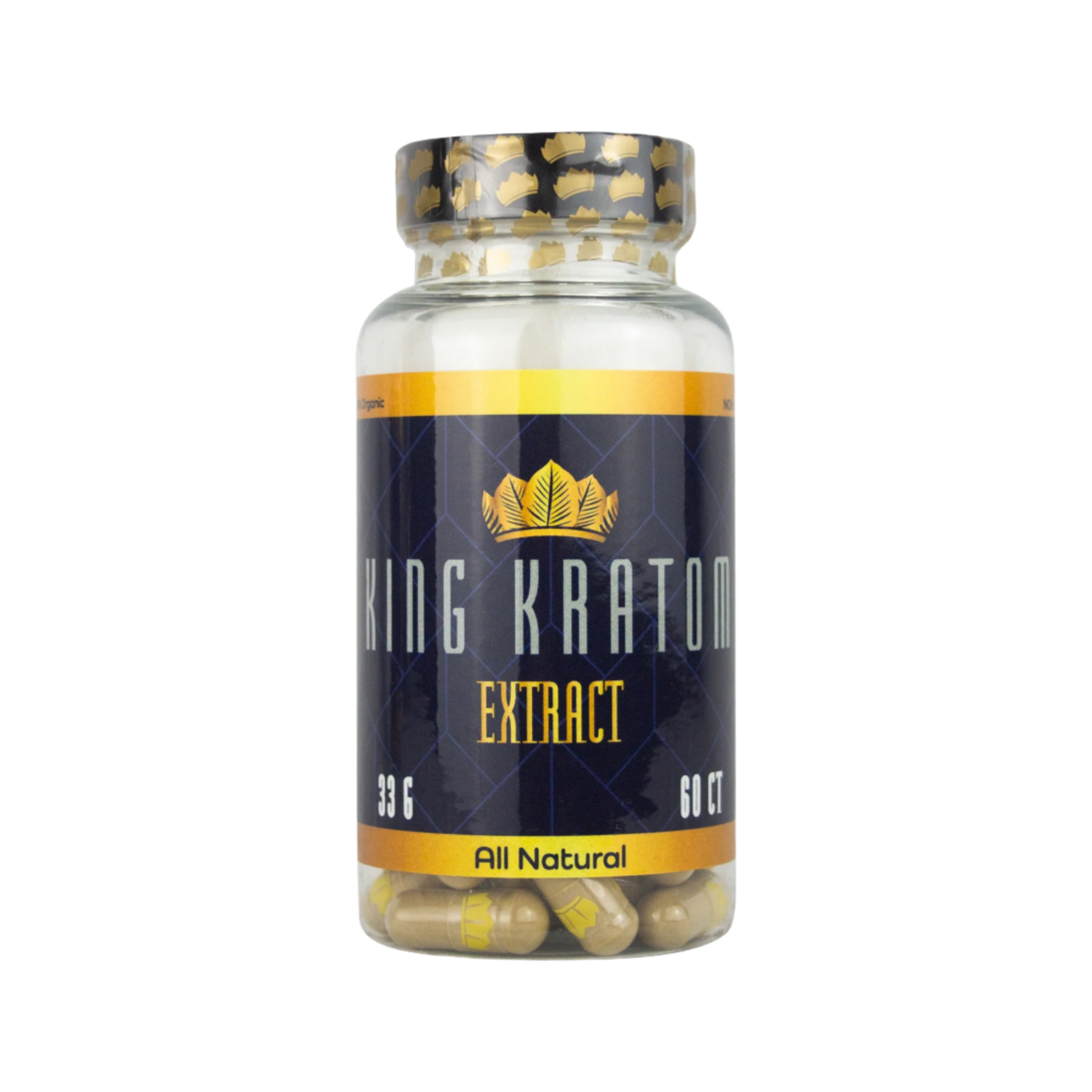KING KRATOM CAPSULES 60CT / 33G - EXTRACT - Seven Tech