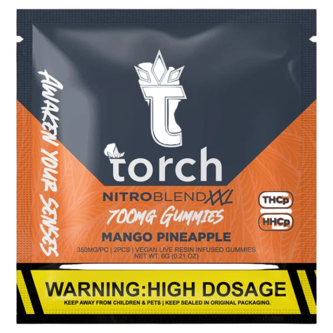 TORCH NITRO BLEND XXL GUMMIES 700MG – MANGO PINEAPPLE - Seven Tech