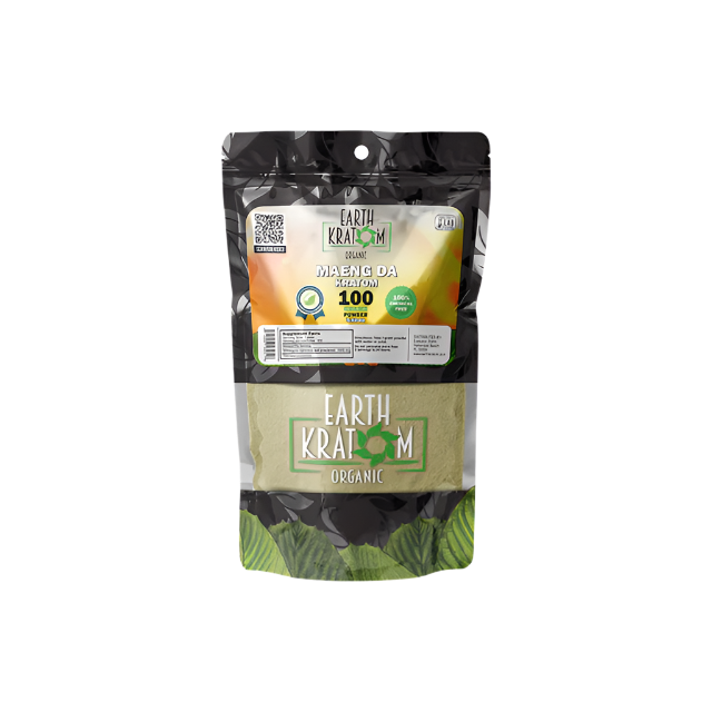 EARTH KRATOM POWDER 100G - MAENG DA GREEN VEIN - Seven Tech