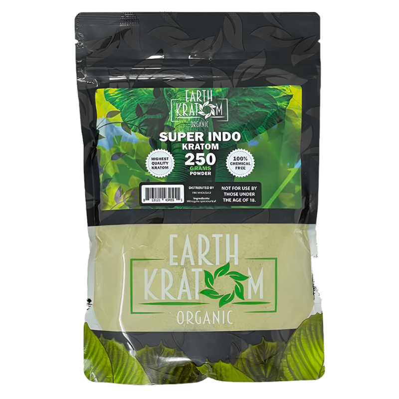 EARTH KRATOM POWDER 250G - INDO SUPER GREEN VEIN - Seven Tech
