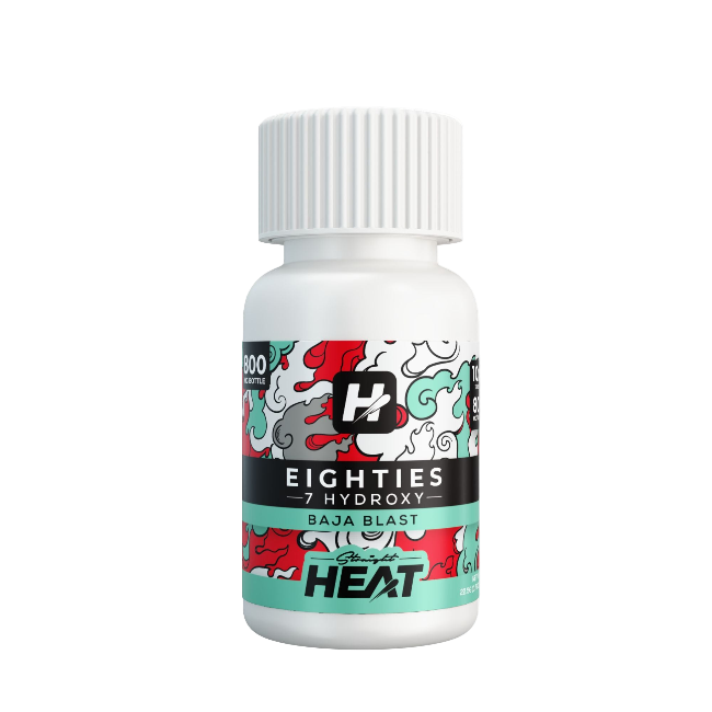 Straight Heat 10ct 7OH Eighties Tabs Baja Blast 80mg per Tablet - Seven Tech