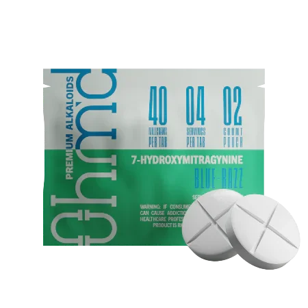 Ohm'd 2ct 7OH Chewable Tabs Blue Razz 40mg per Tablet - Seven Tech