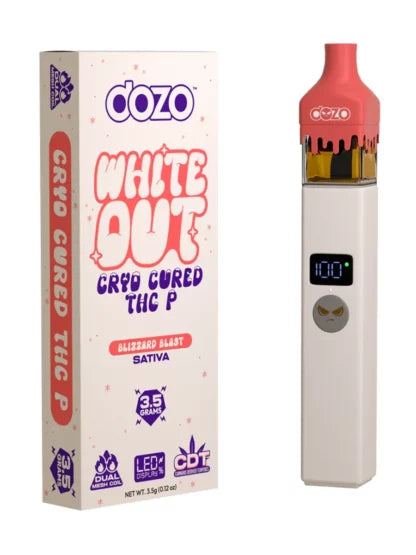 DOZO - WHITE OUT 3.5G DISPOSABLES - BLIZZARD BLAST - SATIVA - Seven Tech
