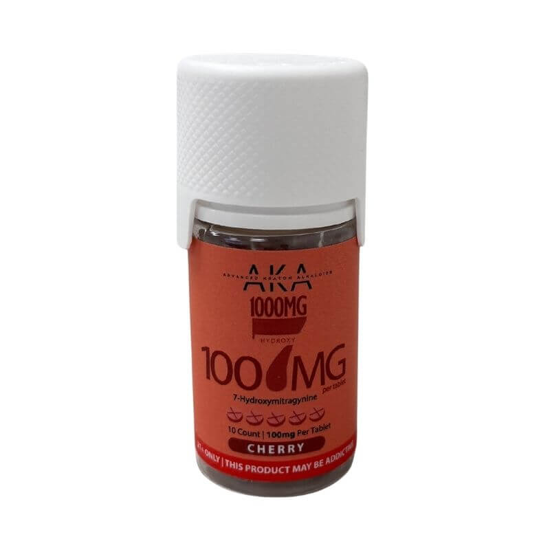 AKA 7-HYDROXYMITRAGYNINE TABLETS 10CT 100MG PER TABLET
