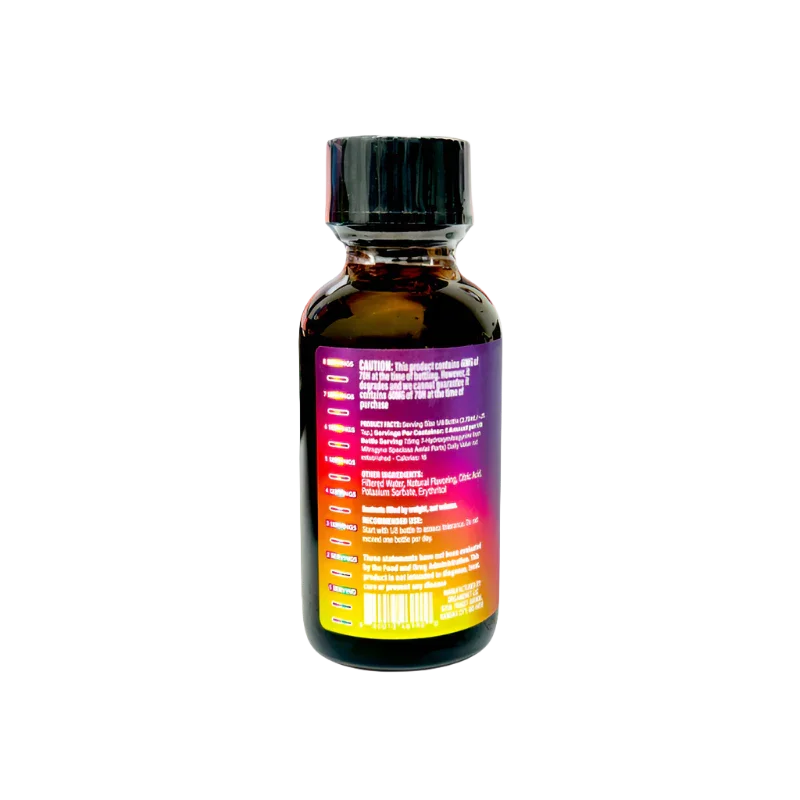 Nunu 7-Hydroxymitragynine Kratom Extract Shot Lemon 60mg - Seven Tech