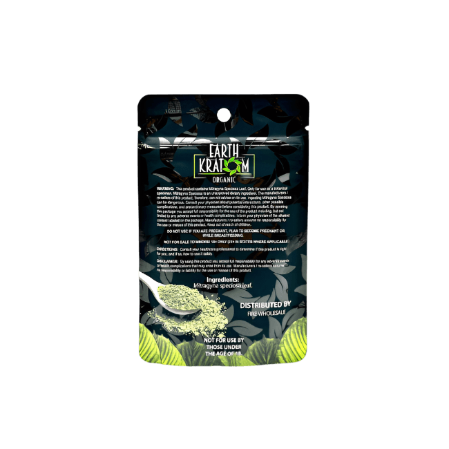 EARTH KRATOM CAPSULES 1000CT - BORNEO WHITE VEIN - Seven Tech