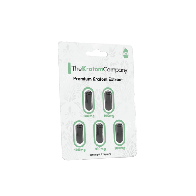 THE KRATOM COMPANY PREMIUM EXTRACT 5CT - 100MG PER TABLET - Seven Tech