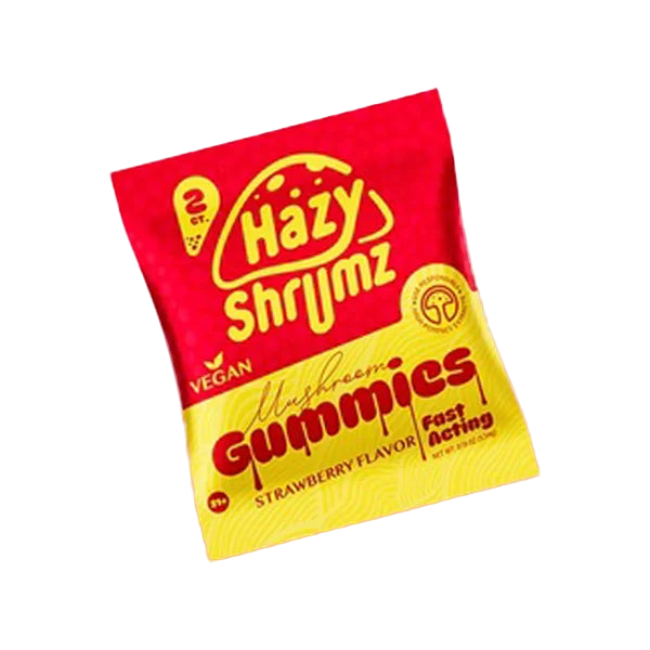 HAZY SHRUMZ GUMMIES 2CT / 0.19OZ - STRAWBERRY - Seven Tech