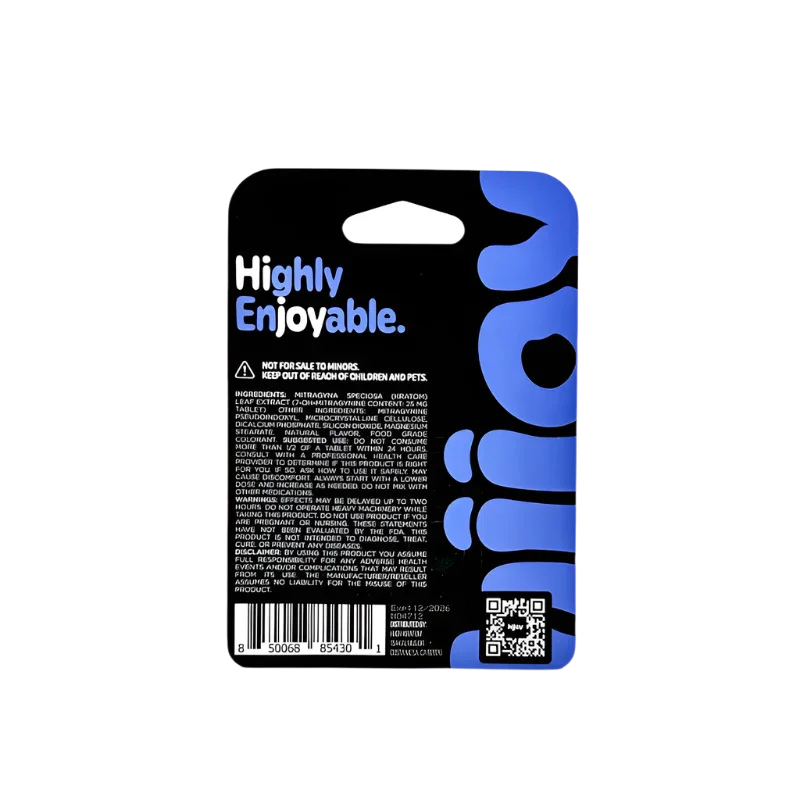 HIJOY 4ct 7OH + Psuedoindoxyl Blue Magic Raz 25mg per Tablet - Seven Tech