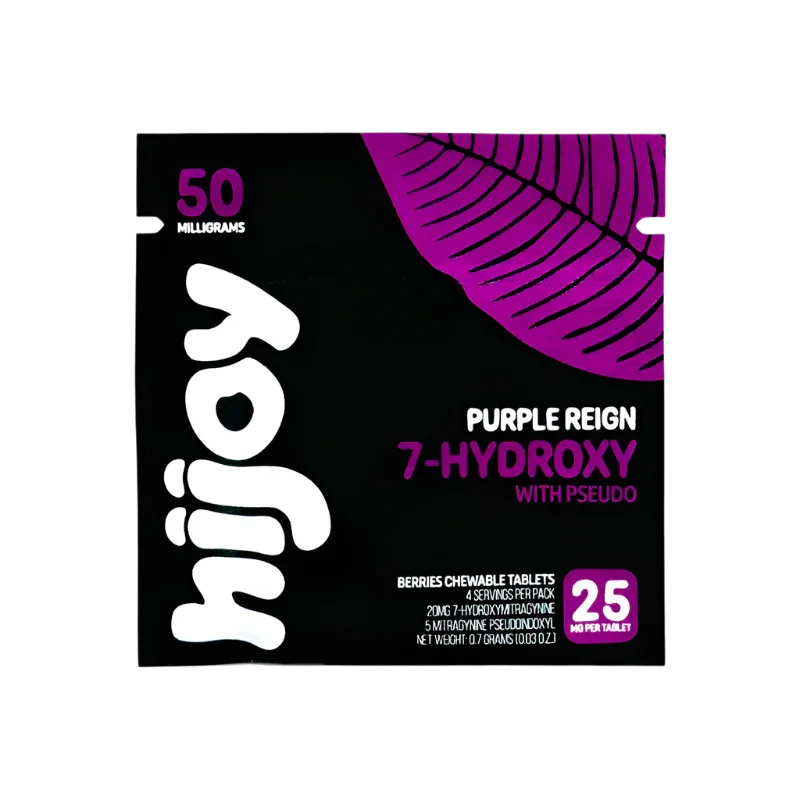 HIJOY 2ct 7OH + Psuedoindoxyl Purple Reign 25mg per Tablet - Seven Tech