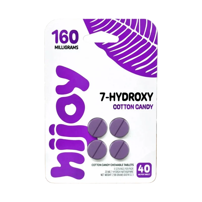 HIJOY 4ct 7OH 40MG PER TABLET 160MG PER PACK COTTON CANDY - Seven Tech