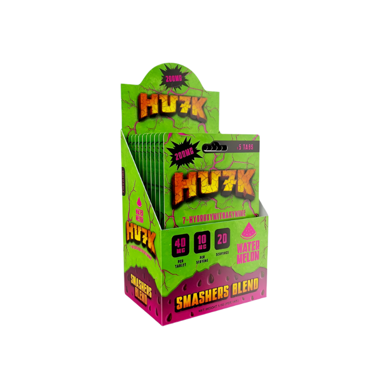 Hu7k 5ct 7OH Tabs Watermelon 40mg Per Tablet - Seven Tech