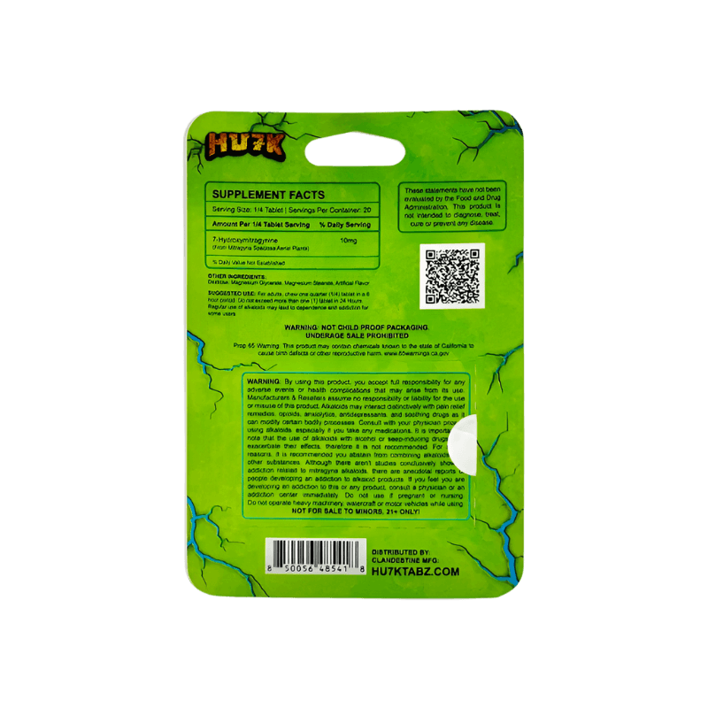 Hu7k 5ct 7OH Tabs Mint 40mg Per Tablet - Seven Tech