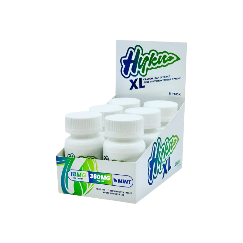 Hyku 20ct 7OH Tabs 18mg Per Tablet - Seven Tech