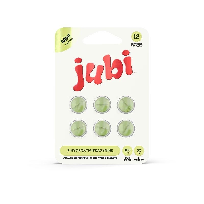 Jubi 6ct 7OH Chewable Tabs Mint 30mg per Tablet - Seven Tech
