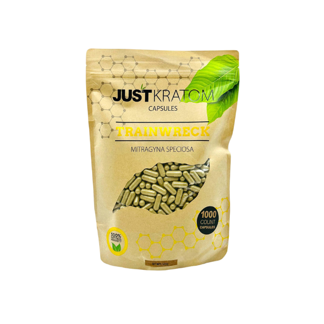 JUST KRATOM CAPSULES 1000CT - TAINWRECK - Seven Tech