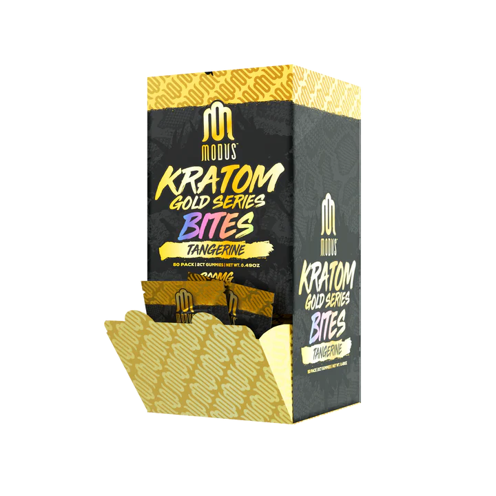 MODUS KRATOM GOLD SERIES BITES 200MG 2CT - TANGERINE - Seven Tech