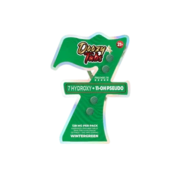 Doozy Tabs 4ct 7OH+11OH Pseudo Chewable Tabs Wintergreen 32mg per Tablet - Seven Tech