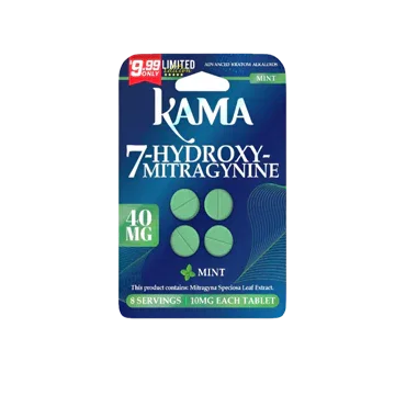 KAMA 4ct 7OH Chewable Tabs Mint 10mg per Tablet - Seven Tech