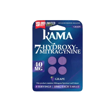 KAMA 4ct 7OH Chewable Tabs Grape 10mg per Tablet - Seven Tech