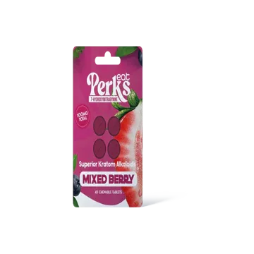 Eat Perkz 4ct 7OH Mixed Berry Chewable Tabs 25mg Per Tablet - Seven Tech