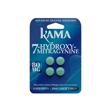 KAMA 4ct 7OH Chewable Tabs Natural 20mg per Tablet - Seven Tech