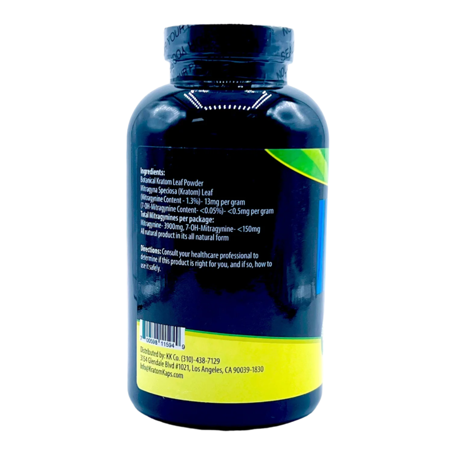 KRATOM KAPS POWDER 300G - INDO GREEN VEIN - Seven Tech