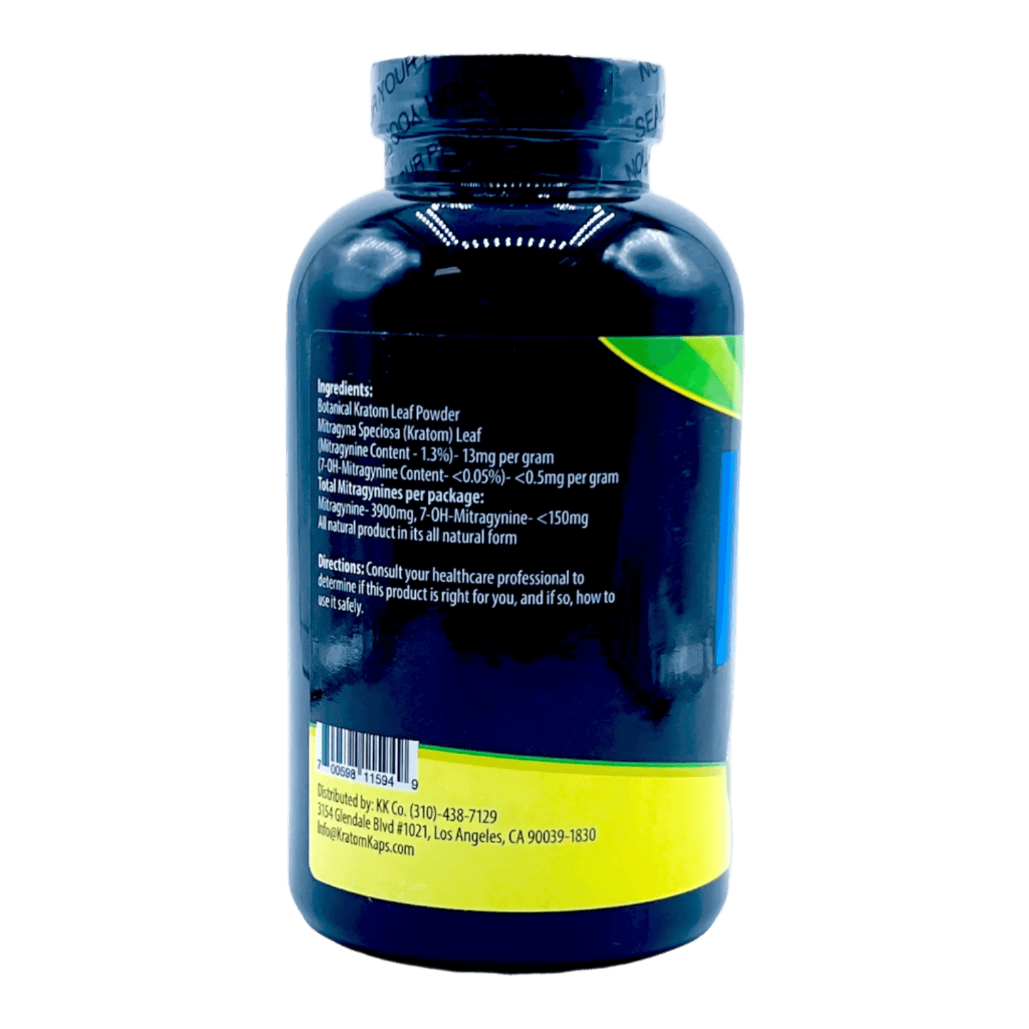 KRATOM KAPS POWDER 300G - INDO GREEN VEIN - Seven Tech