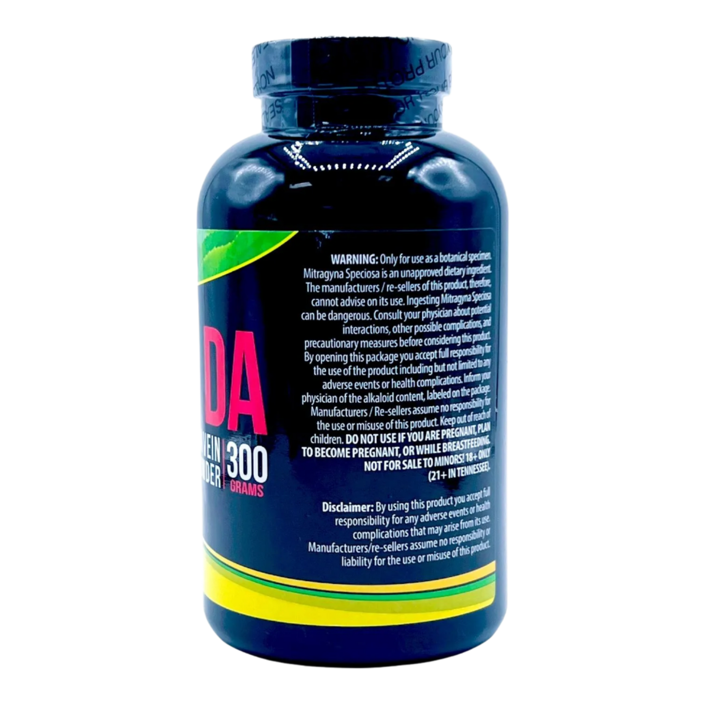 KRATOM KAPS POWDER 300G - MAENG DA GREEN VEIN - Seven Tech