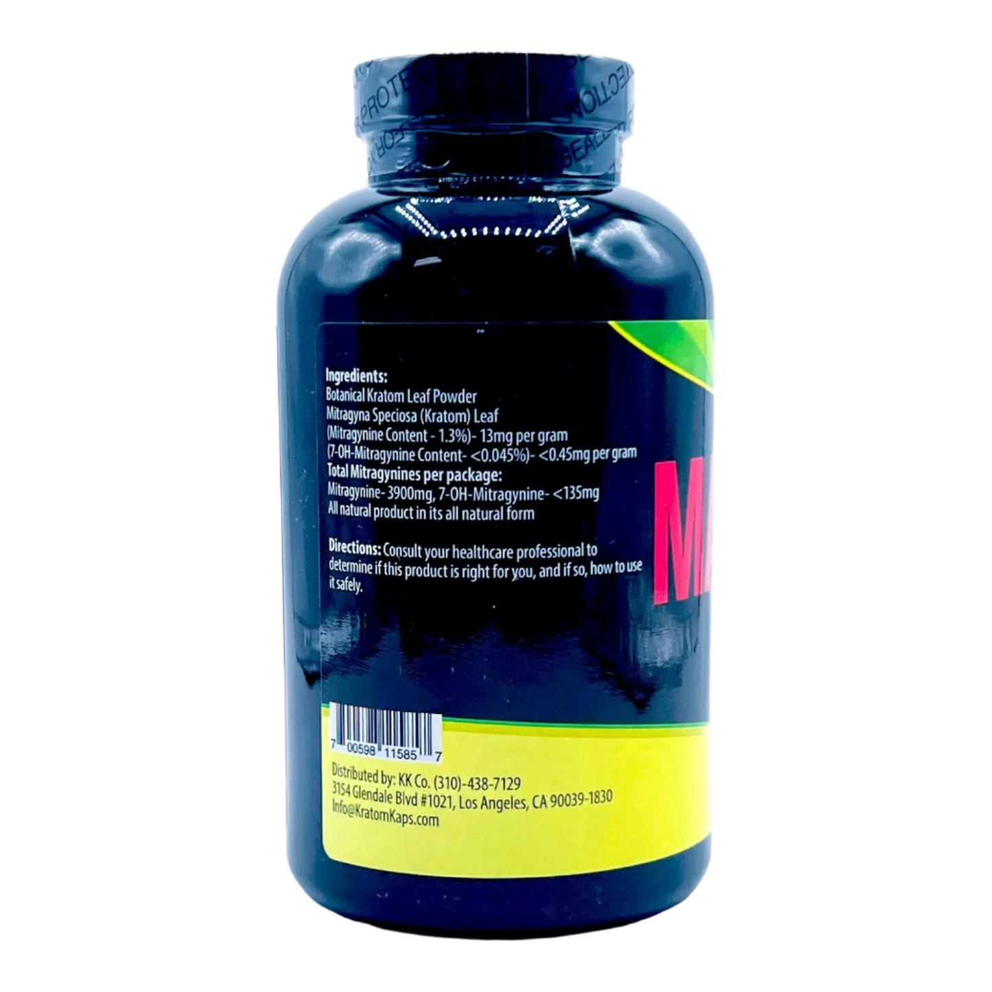 KRATOM KAPS POWDER 300G - MAENG DA GREEN VEIN - Seven Tech