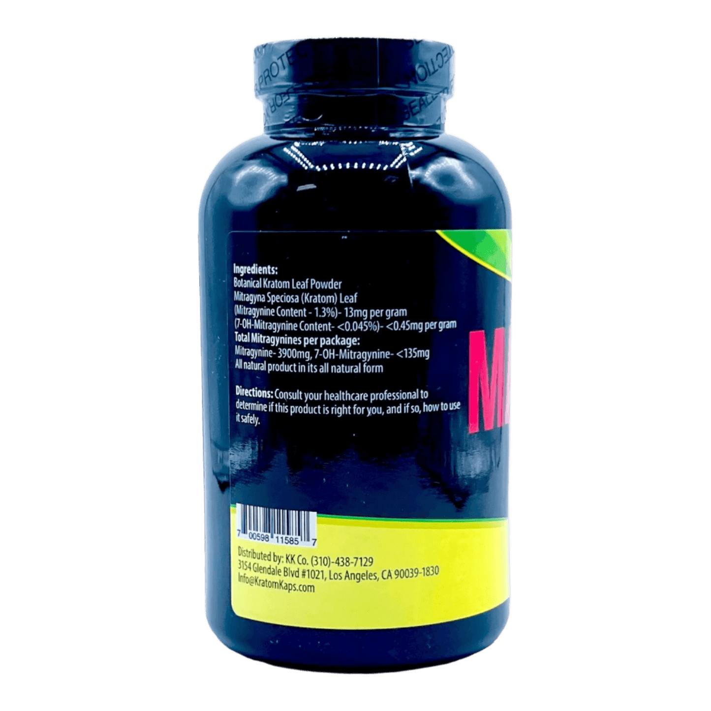 KRATOM KAPS POWDER 300G - MAENG DA GREEN VEIN - Seven Tech