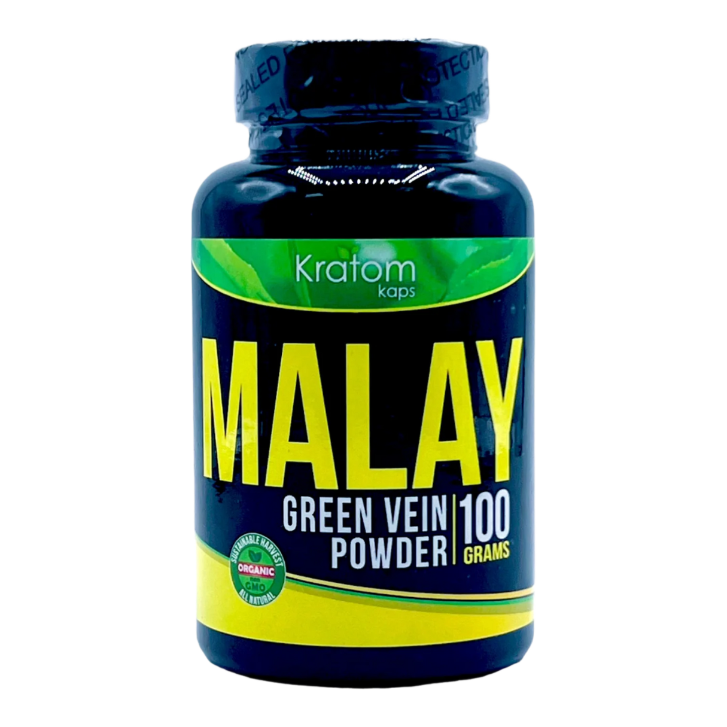 KRATOM KAPS POWDER 100G - MALAY GREEN VEIN - Seven Tech