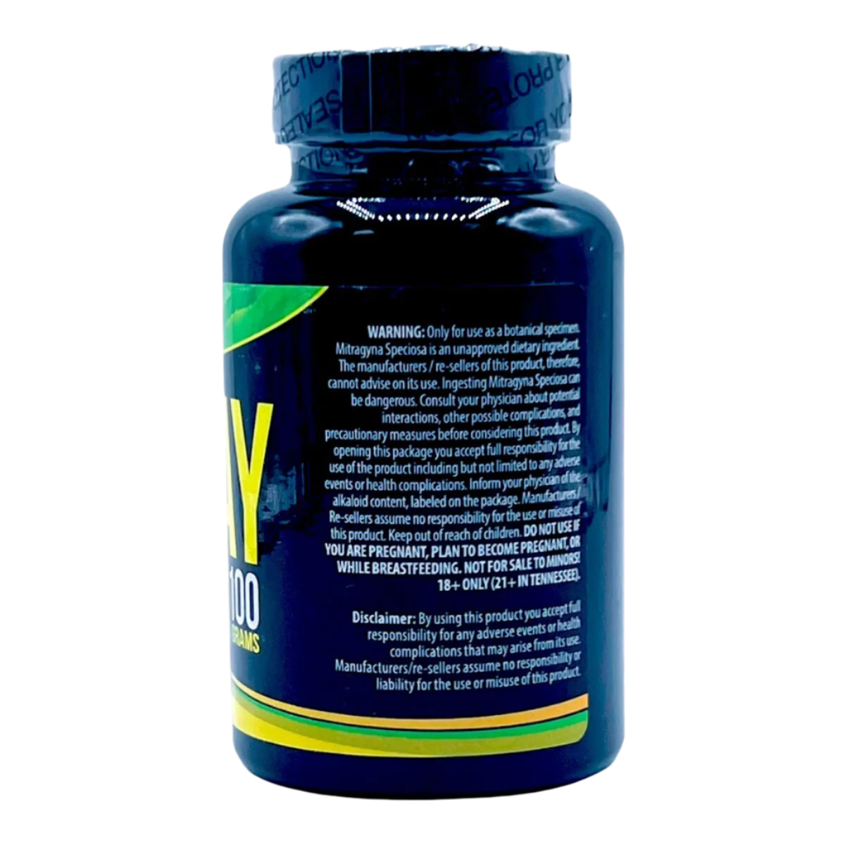 KRATOM KAPS POWDER 100G - MALAY GREEN VEIN - Seven Tech