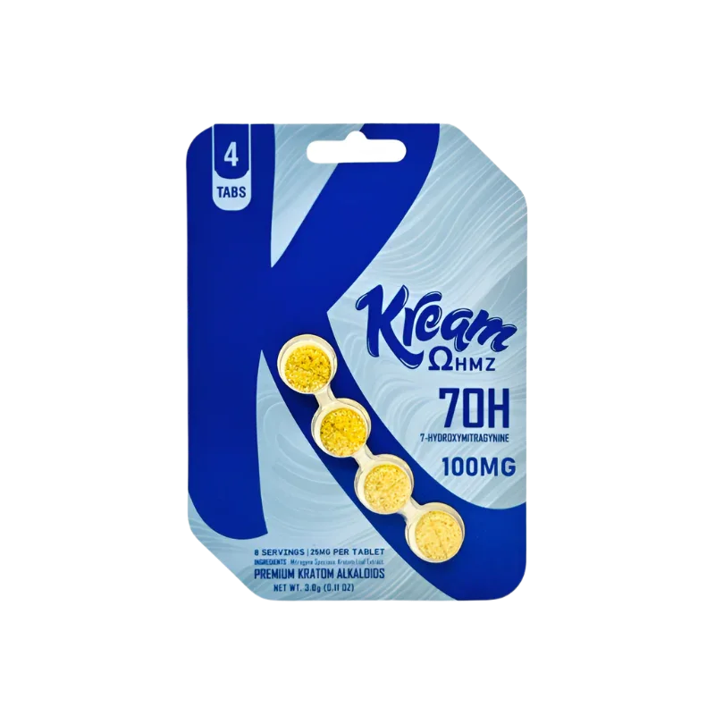 Kream 4ct 7OH Original Chewable Tabs 25mg per Tablet - Seven Tech