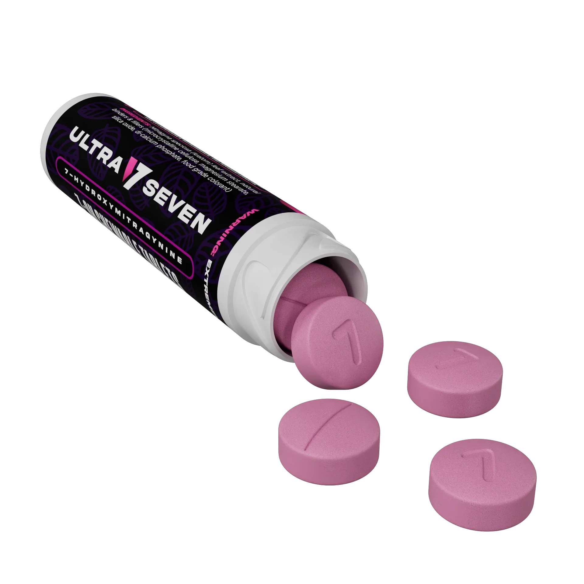 Ultra Seven 10ct 7OH Tabs Mix Berries 70mg Per Tablet - Seven Tech